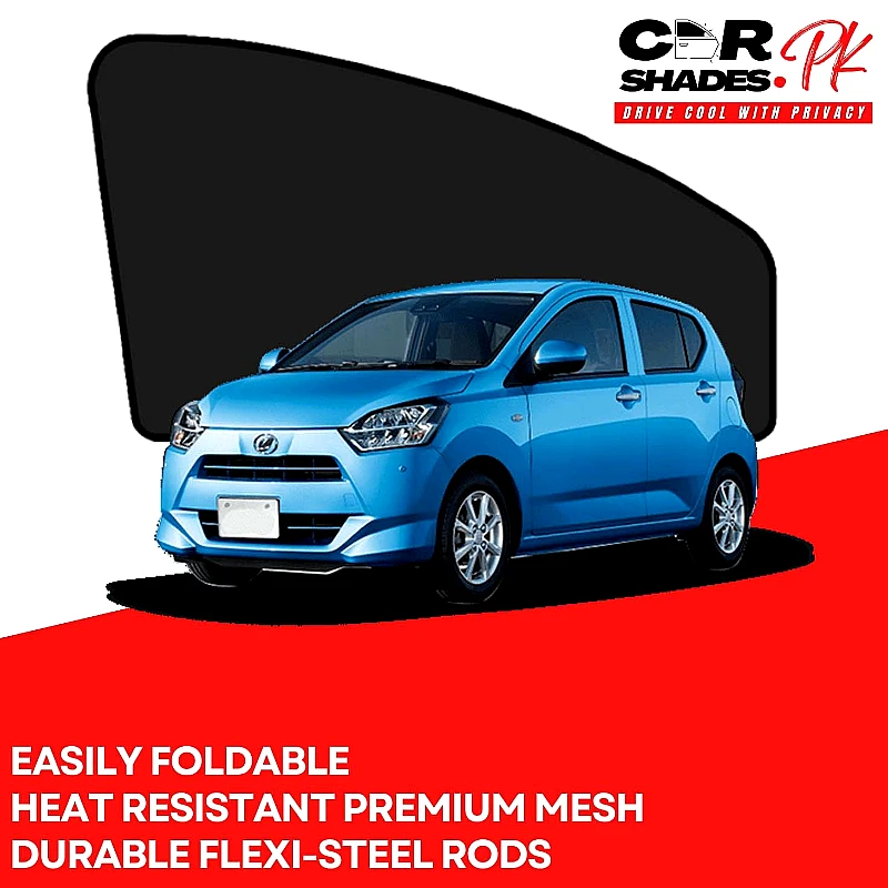 Daihatsu Mira 2018 - 2025 Sun shades - Product Image