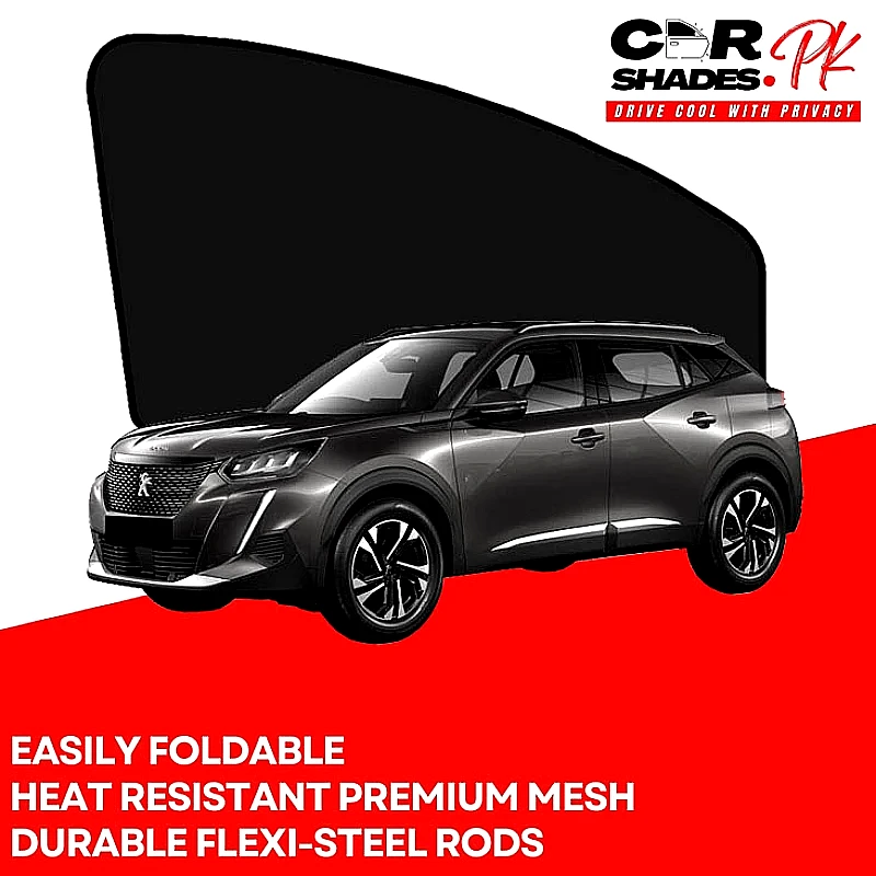 Peugeot 2008 2022 - 2026 Sun Shades - Product Image