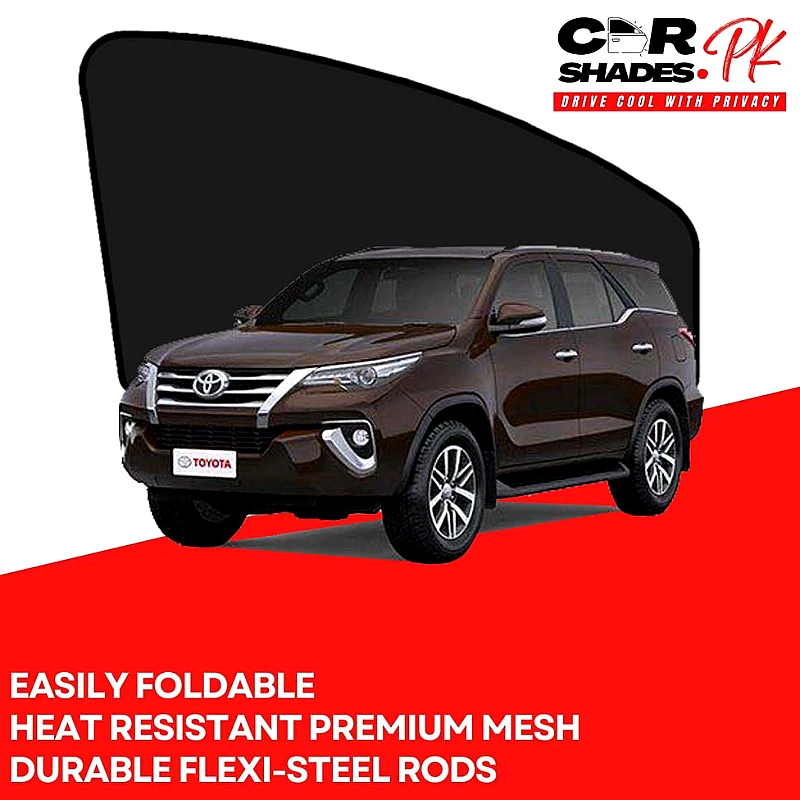 Toyota Fortuner 2016 - 2020 Sun Shades - Product Image