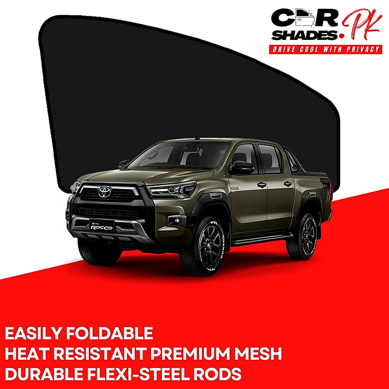 Toyota Hilux Revo Rocco Sun Shades - Product Image