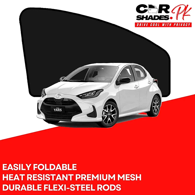 Toyota Yaris Japanese 2023 - 2026 Sun Shades - Product Image